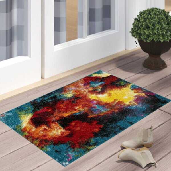 Metro Lane Alrita Red/Blue/Yellow Rug Wayfair.co.uk